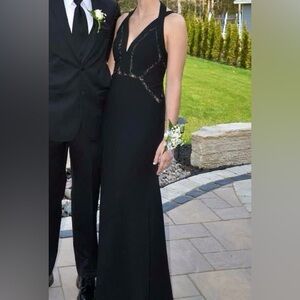 BCBGMaxAria Black Formal Dress